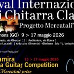 XXIII EDIZIONE FESTIVAL INTERNAZIONALE DI CHITARRA CLASSICA ENRICO MERCATALI